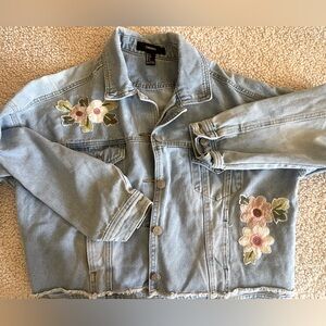 Floral Jean Jacket